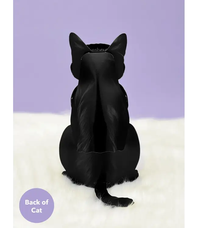 Fresh Cut Paper Black Cat Pop-Up Card