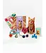Fresh Cut Paper Orange Tabby Cat Pop-Up Card