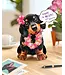Fresh Cut Paper Dachshund Pop-Up Card