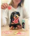Fresh Cut Paper Dachshund Pop-Up Card
