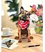 Fresh Cut Paper German Shepherd Pop-Up Card