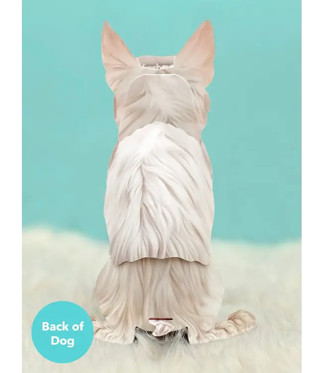 Fresh Cut Paper Westie Pop-Up Card