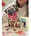 Fresh Cut Paper Pug Pop-Up Card