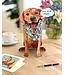 Fresh Cut Paper Golden Retriever Pop-Up Card