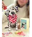 Fresh Cut Paper Dalmatian Pop-Up Card