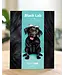 Fresh Cut Paper Black Lab Pop-Up Card