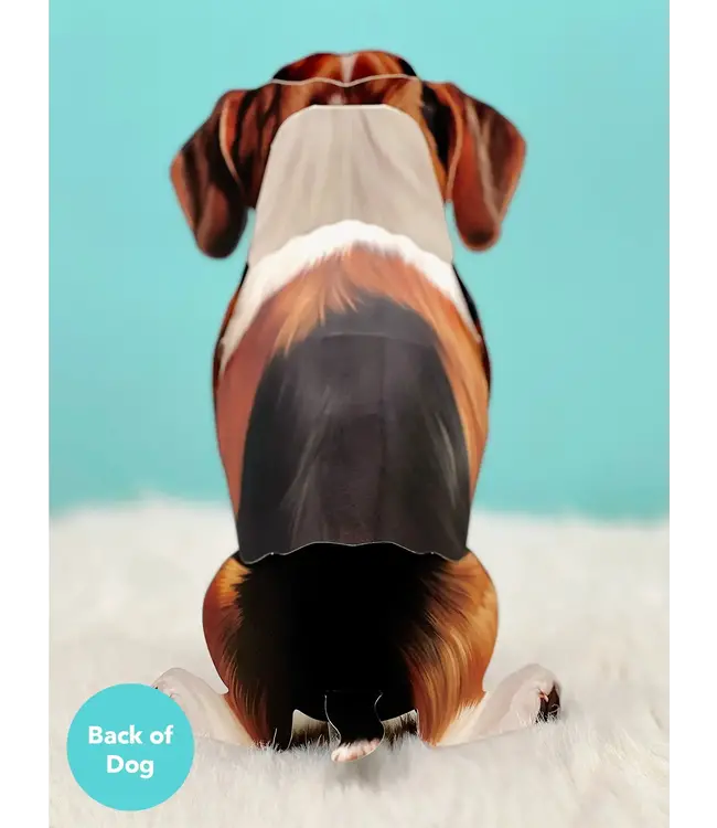 Fresh Cut Paper Beagle Pop-Up Card