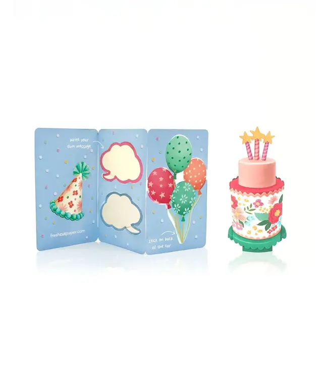 Fresh Cut Paper Birthday Pop-Up Pet Accessories