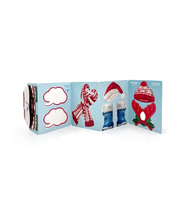 Fresh Cut Paper Holiday Pop-Up Outfits for Pets