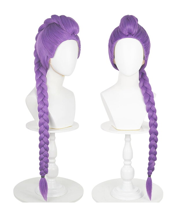 PARTY ON K-Pop Long Purple Braid Rumi Wig