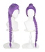 PARTY ON K-Pop Long Purple Braid Rumi Wig