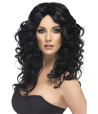 SMIFFY'S Glamorous Wig, Black