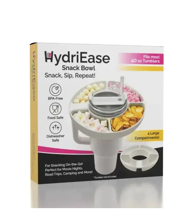 Hydriease Snack Bowl Accessory For 40oz Tumbler Cup