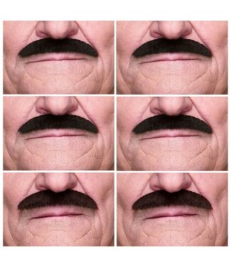 MUSTACHES MUSTACHE BLACK