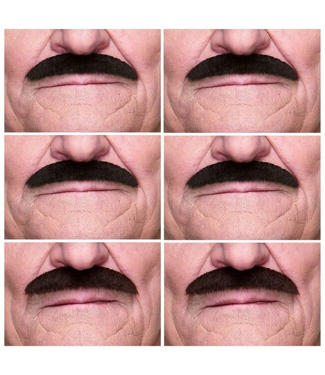 MUSTACHES MUSTACHE BLACK