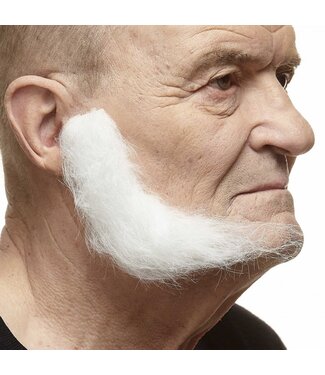 MUSTACHES SIDEBURNS WHITE