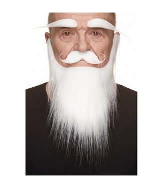 MUSTACHES MUSTACHE, BEARD, EYEBROWS WHITE