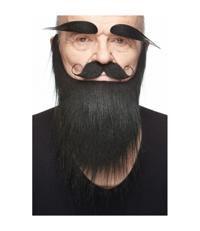 MUSTACHES MUSTACHE, BEARD, EYEBROWS BLACK