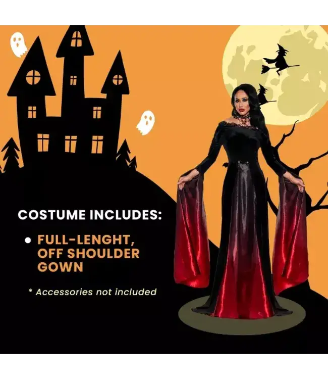 UNDERWRAPS Elegant Vampire Adult Costume