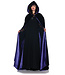 UNDERWRAPS Deluxe Black Velvet with Purple Lining Cape