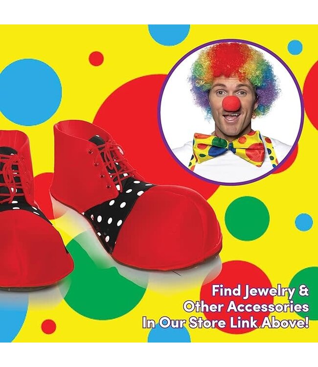 UNDERWRAPS Clown Shoes Red & Black