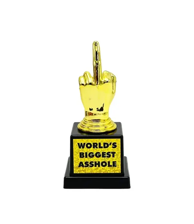 ISLAND DOGS World's Biggest Asshole Trophy