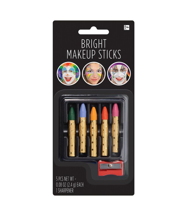 Amscan Bright Color Makeup Sticks