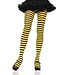 LEG AVENUE STRIPED TIGHTS BLACK/YELLOW