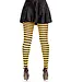 LEG AVENUE STRIPED TIGHTS BLACK/YELLOW