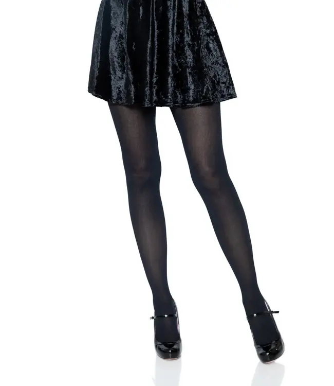 LEG AVENUE NYLON TIGHTS BLACK