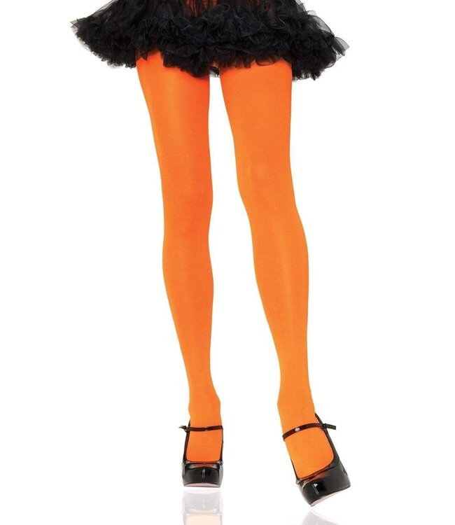 LEG AVENUE NYLON TIGHTS ORANGE