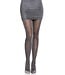 LEG AVENUE Lurex Shimmer Tights Black & Silver