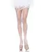 LEG AVENUE Risa Nylon Fishnet Tights WHITE