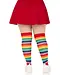 LEG AVENUE THIGH-HIGHS STRIPED RAINBOW PLUS
