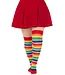 LEG AVENUE THIGH-HIGHS STRIPED RAINBOW PLUS