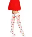 LEG AVENUE THIGH-HIGHS POLKA DOT CHERRY