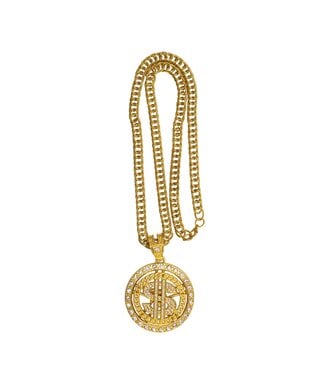UNDERWRAPS SPINNING DOLLAR SIGN NECKLACE