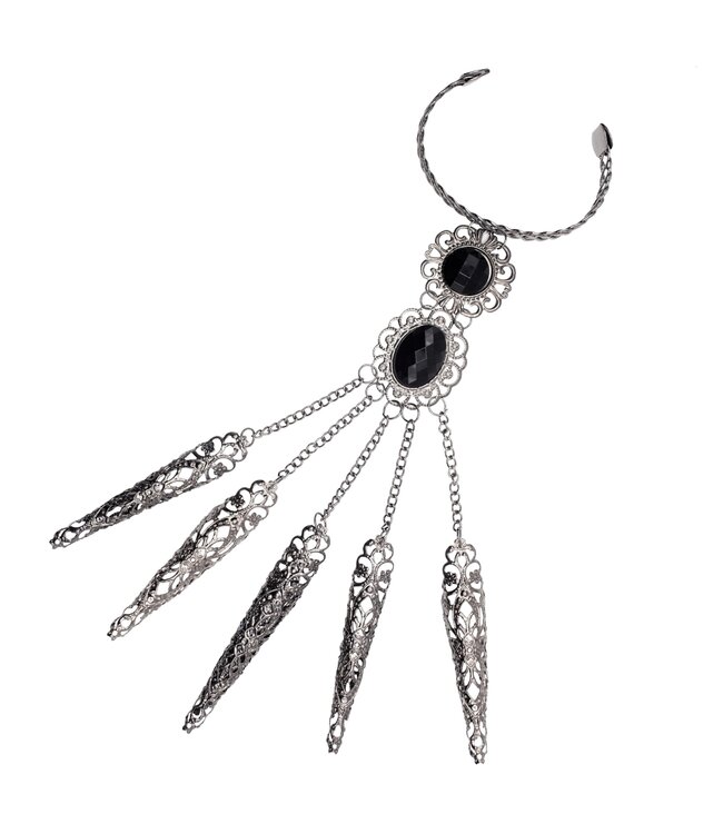 UNDERWRAPS GOTHIC CHAIN BRACELET WITH CLAWS