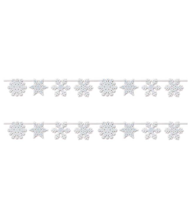 BEISTLE 7FT SNOWFLAKE STREAMERS