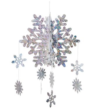 BEISTLE 3-D SNOWFLAKE MOBILE