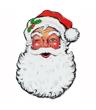 BEISTLE CUTOUT SANTA FACE