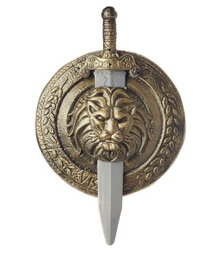 CALIFORNIA COSTUMES GLADIATOR SWORD & SHIELD