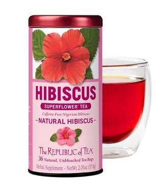 THE REPUBLIC OF TEA Natural Hibiscus Tea Bags