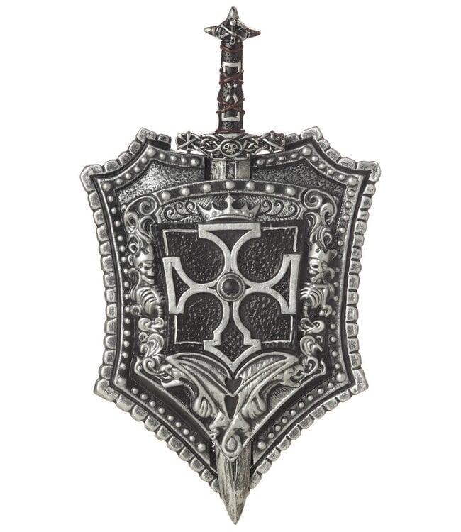 CALIFORNIA COSTUMES CRUSADER SWORD & SHIELD