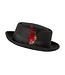 RUBIES PORK PIE HAT