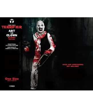 TINSLEY TRANSFERS Terrifier - Art the Clown Costume - Bloody