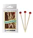 SWEET DIVIDE 3.5" Cocktail & Appetizer Party Picks - Red Ball - 40 Ct Pk