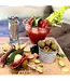 SWEET DIVIDE 6" Cocktail & Appetizer Party Picks - Silver Ball - 30 Ct Pk