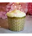 SWEET DIVIDE Large 5 oz Disposable Baking & Snack Cups - Gold - 20 Pk