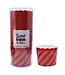 SWEET DIVIDE Large 5 oz Disposable Baking & Snack Cups - Red - 20 Pk